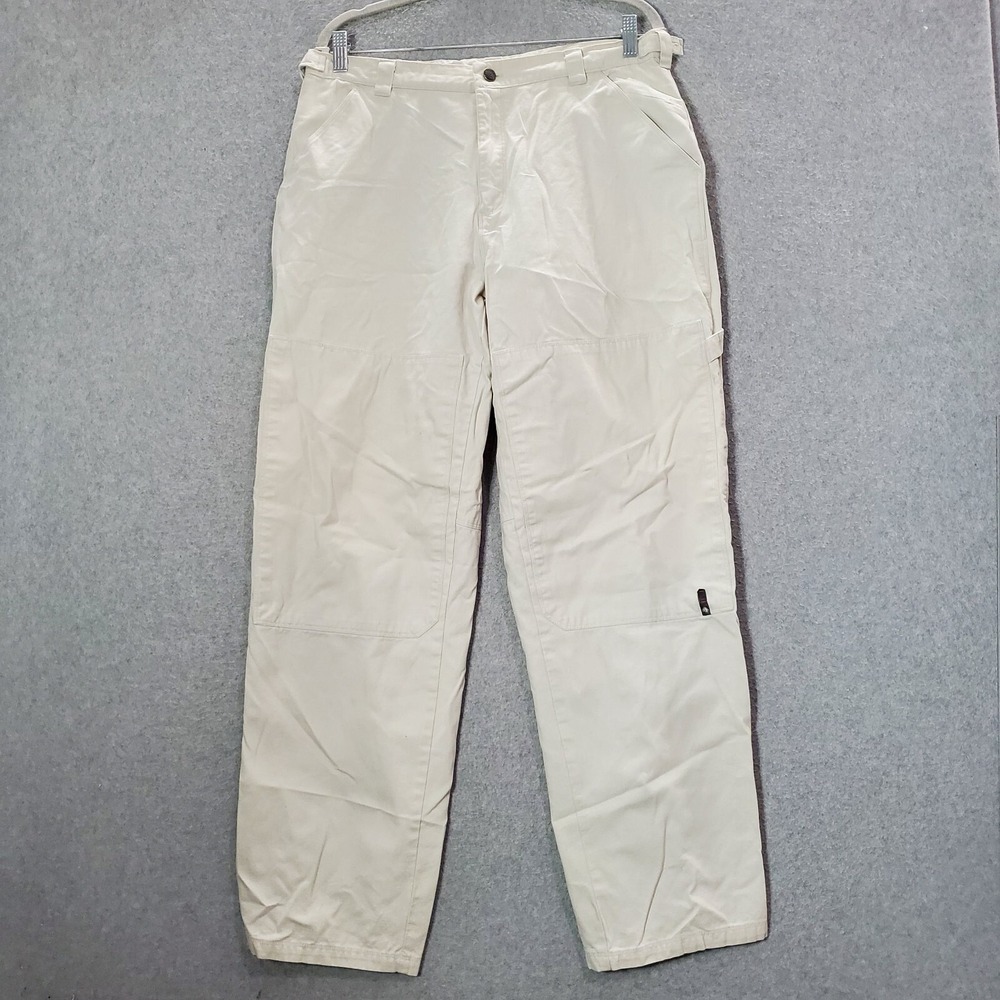 Nike ACG Men Pants 34 Khaki Outdoor Hiking Y2K Double Knee Carpenter READ